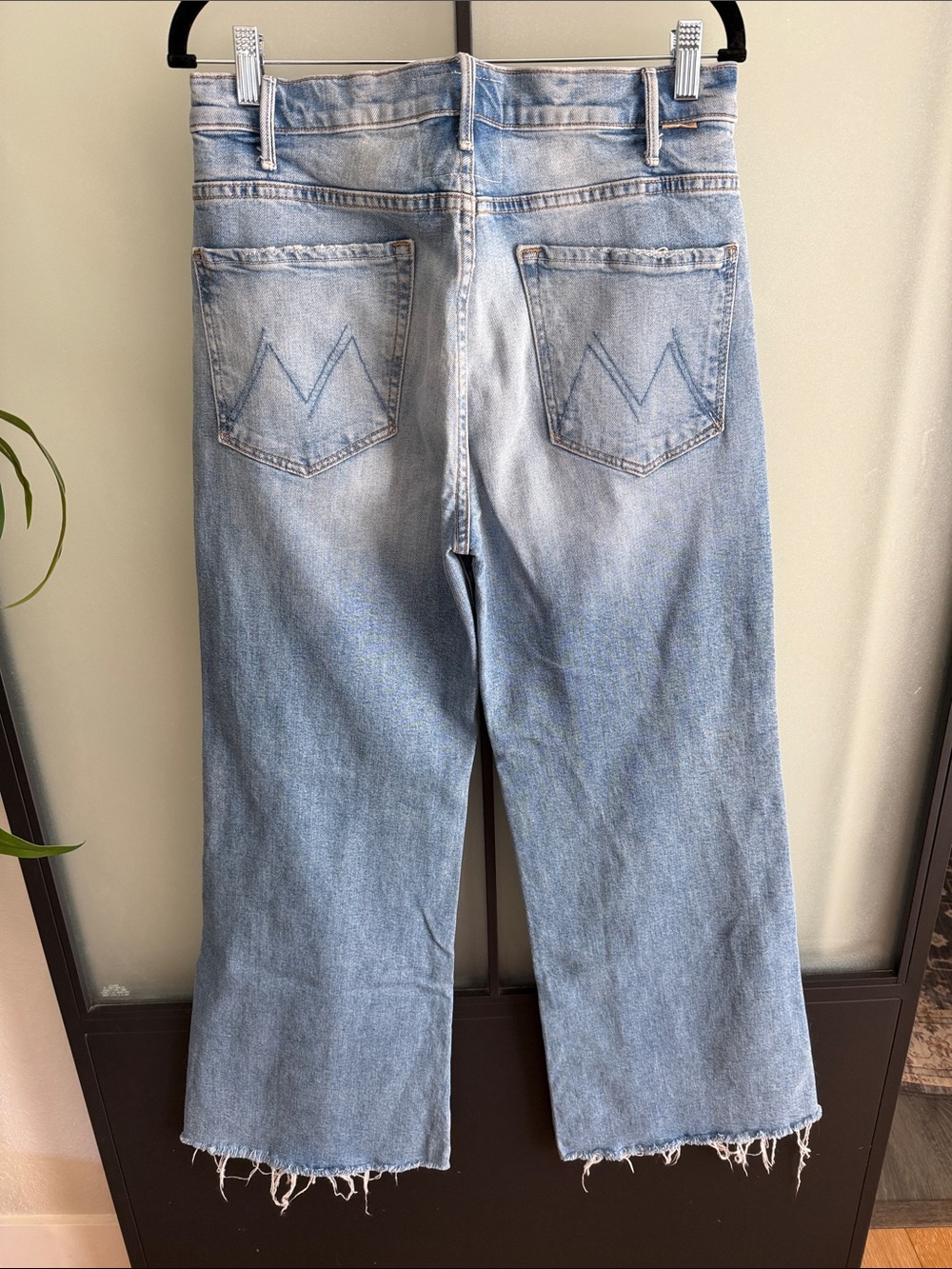 MOTHER Superior The Hustler Roller Frey wide leg Jeans - Picture 3 of 8